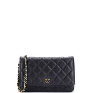 Chanel Wallet on Chain Quilted Caviar